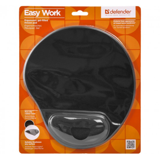 MOUSEPAD EASY WORK BLAC K