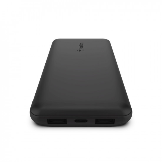 PowerBank 10 000mAh USB A & C 15W black