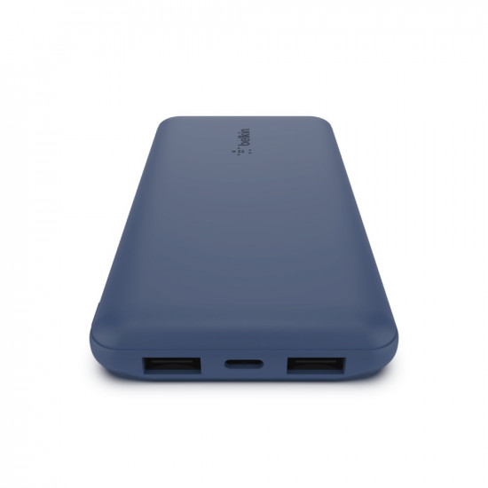 PowerBank 10 000mAh USB A & C 15W blue