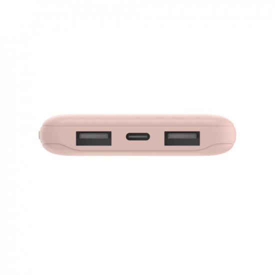 PowerBank 10 000mAh USB A & C 15W rose gold