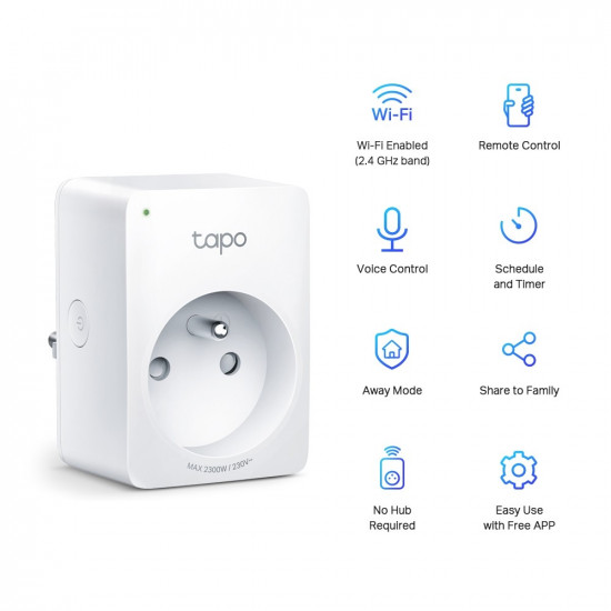 Controler Tapo P100 Smart Plug WiFi 2pack