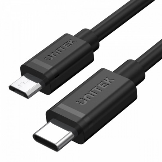 USB Cable Type-C microUSB 1m Y-C473BK