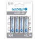 BATTERIES R6/AA 2000 mAH, BLISTER 4 PCS