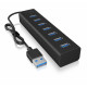 ICY BOX IB-HUB1700-U3 7-Port USB HUB+powerada