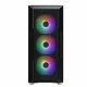 PC case I3 Neo ATX Mid Tower RGB fan x4, black