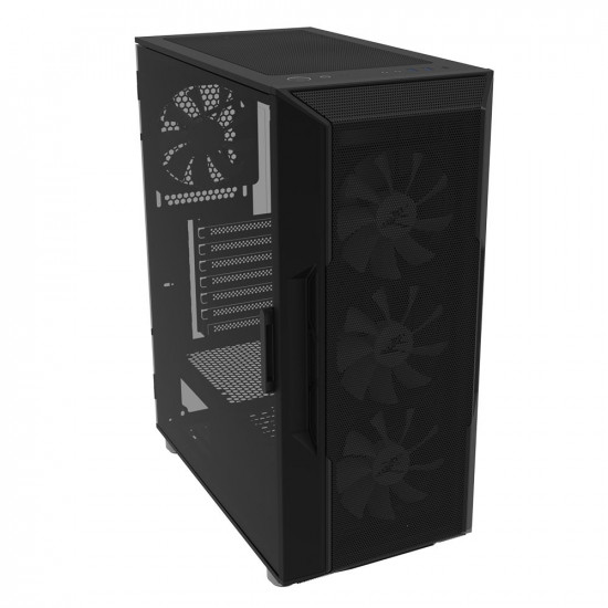 PC case I3 Neo ATX Mid Tower RGB fan x4, black