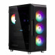 PC case I3 Neo ATX Mid Tower RGB fan x4, black