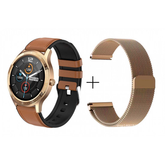 Smartwatch MaxCom Fit FW43 cobalt 2 gold