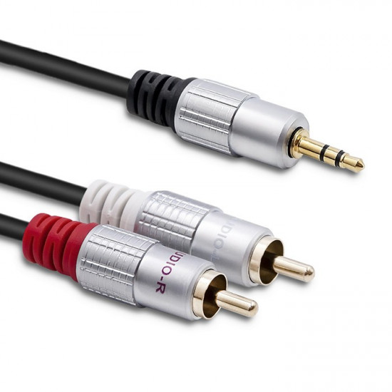 Cable 2xRCA Mini Jack 3.5mm