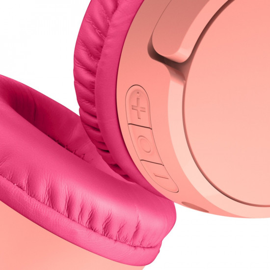 Wireless headphones for kids pink