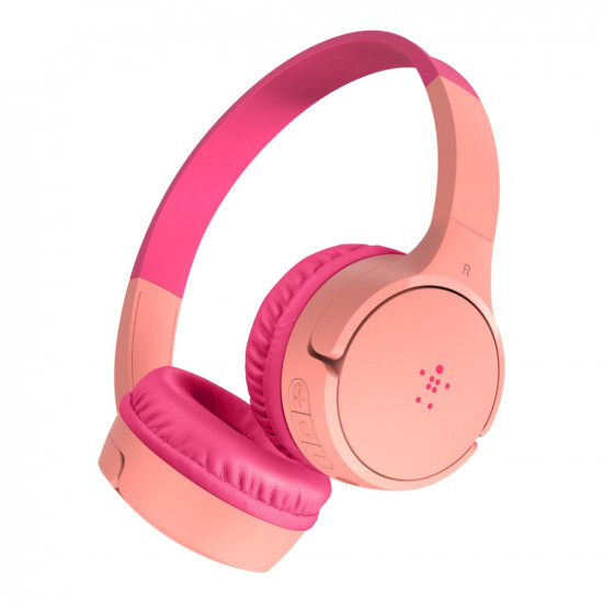 Wireless headphones for kids pink