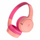 Wireless headphones for kids pink