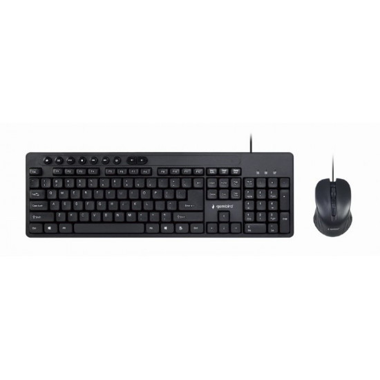 Keyboard and mouse set black