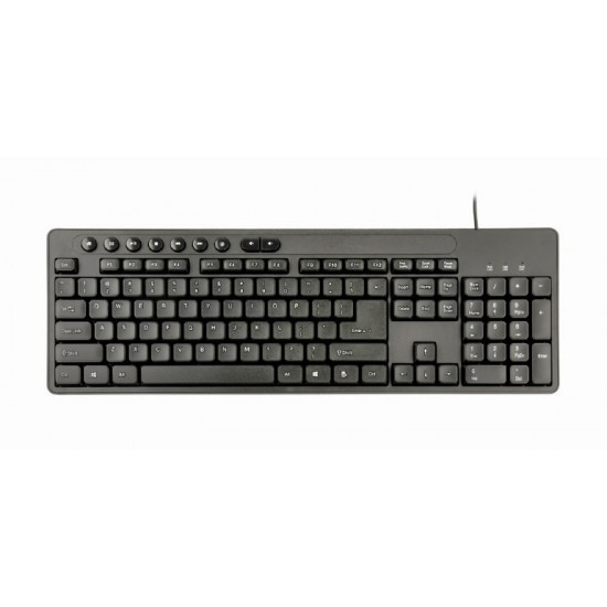 Keyboard and mouse set black