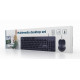 Keyboard and mouse set black