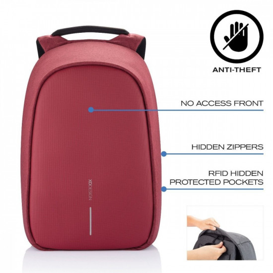 Backpack XD DESIGN BOBBY HERO SMALL RED