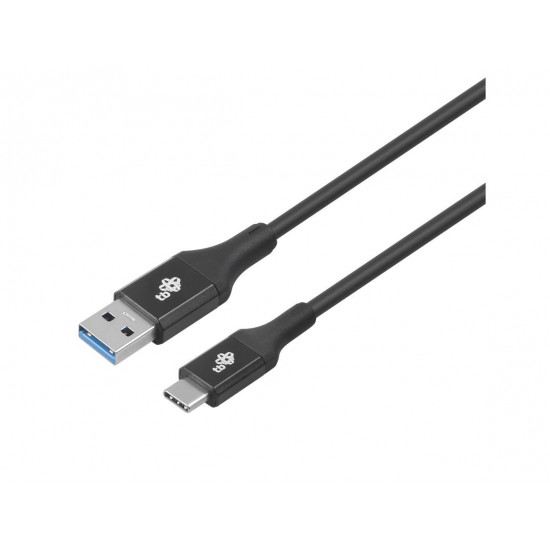 Cable USB 3.0-USB C 2m PREMIUM 3A black TPE