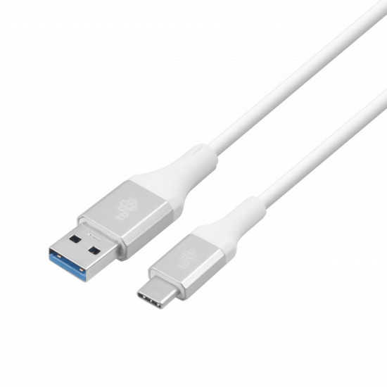 Cable USB 3.0 - USB C 2m PREMIUM 3A white TPE