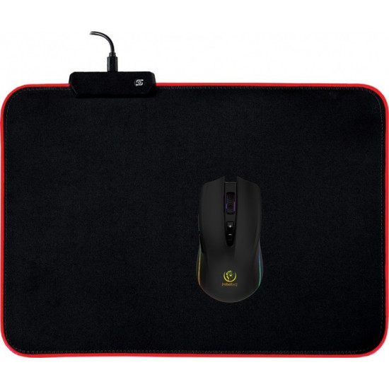 Glowing mouse pad Rebeltec SLIDER M LED