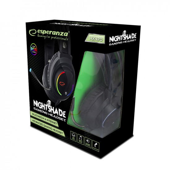 STEREO GAMING HEADPHONE WITH MICROPHONE RGB