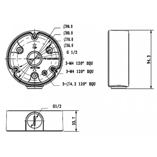 JUNCTION BOX/PFA135 DAHUA