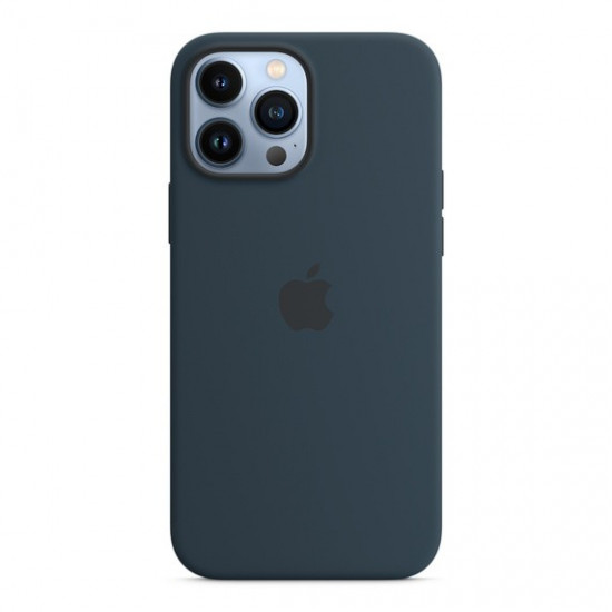 iPhone 13 Pro Max Silicone Case with MagSafe - Abyss Blue