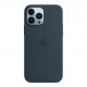 iPhone 13 Pro Max Silicone Case with MagSafe - Abyss Blue