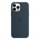 iPhone 13 Pro Max Silicone Case with MagSafe - Abyss Blue