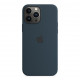 iPhone 13 Pro Max Silicone Case with MagSafe - Abyss Blue