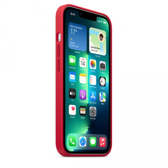 iPhone 13 Pro Silicone Case with MagSafe - (PRODUCT)RED