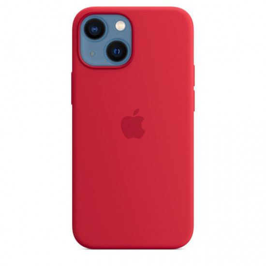 iPhone 13 mini Silicone Case with MagSafe - (PRODUCT)RED