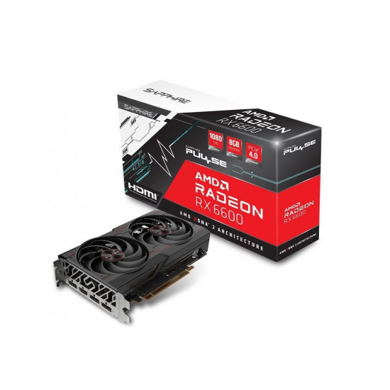 Graphics card Radeon RX 6600 PULSE GAMING 8GB GDDR6 128bit 3DP/HDMI