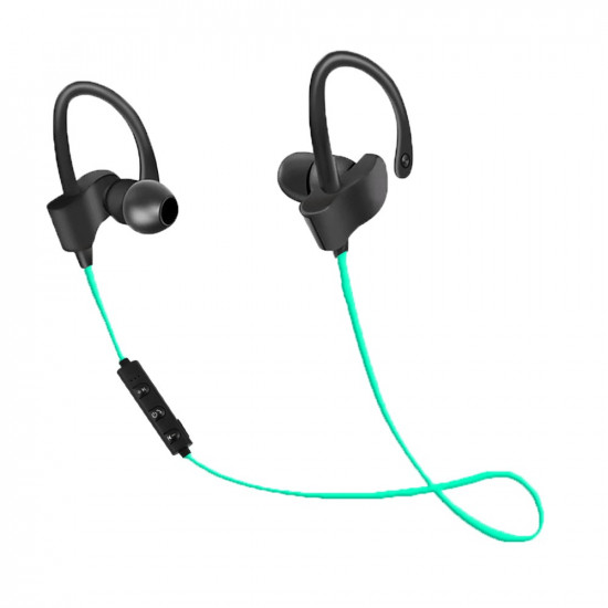 BLUETOOTH EARPHONES BLACK/GREEN