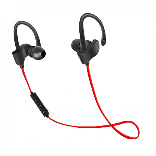 BLUETOOTH EARPHONES BLACK/RED