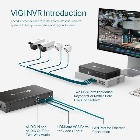 TP-Link VIGI NVR1008H 8 Channel Video Recorde