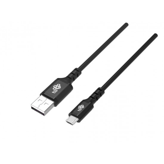 Cable USB0-Micro USB 2m silicone black Quick Charge