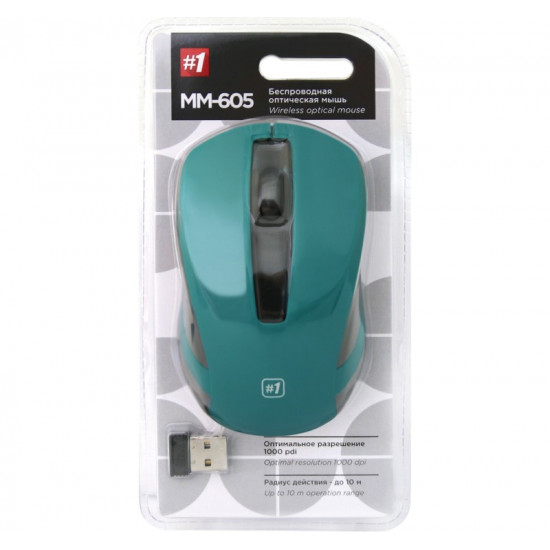 OPTICAL MOUSE MM-605 RF TURQUOISE