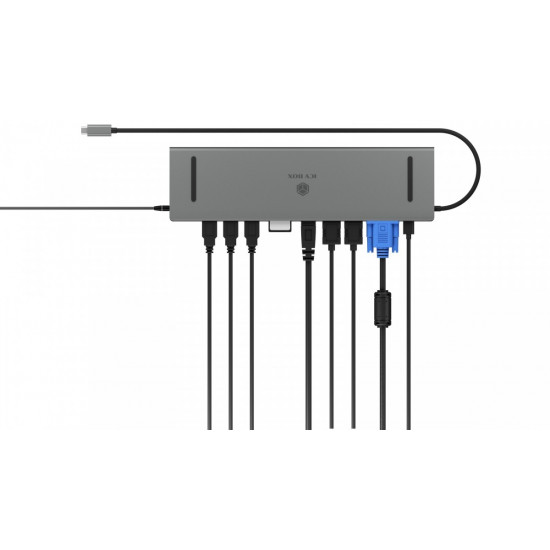 ICY BOX IB-DK2106-C Type-C, VGA, 2xHDMI, LA