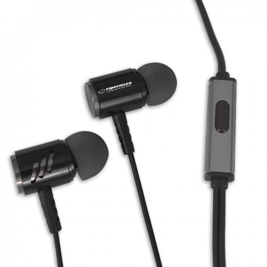 METAL EARPHONES WITH MICROPHONE