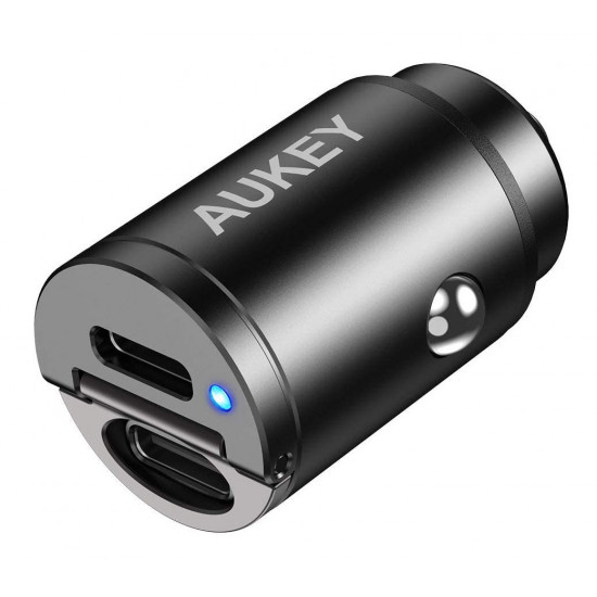 AUKEY CC-A4 Mini alumin ium fast car charger US