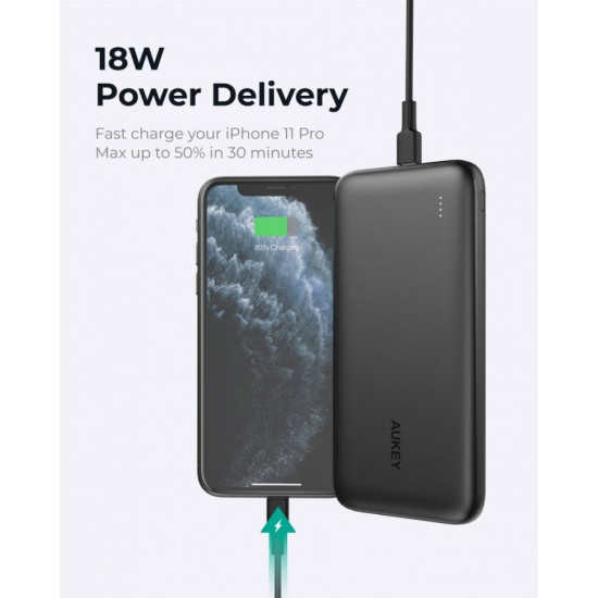 AUKEY PB-N73S Ultrafast Power Bank 10000 mAh 18