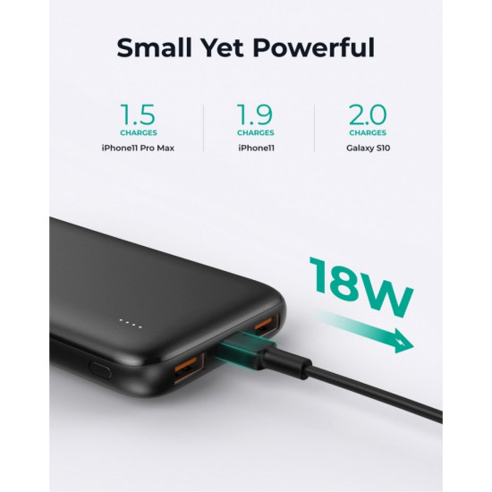 AUKEY PB-N73S Ultrafast Power Bank 10000 mAh 18