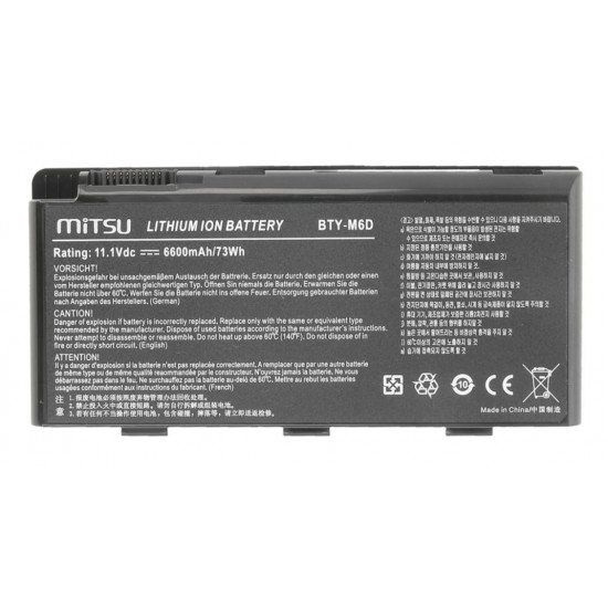 MITSU MSI BC/MS-GT780 660mAh 71Wh 11.1V