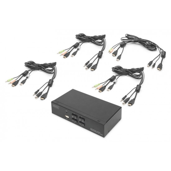 KVM switch - 4 ports DS-12880