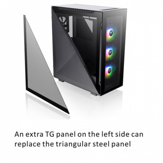 Thermaltake Divider 500 ARGB Tempered Glass Bla