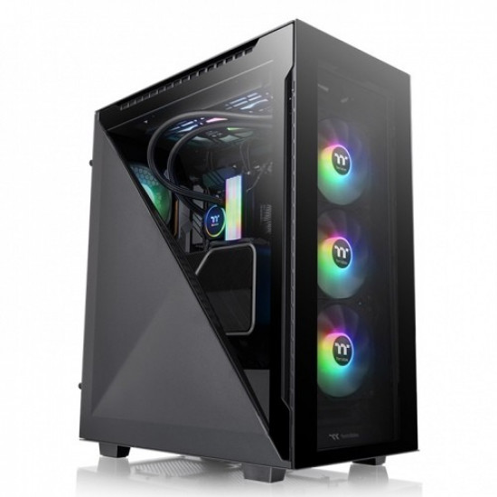 Thermaltake Divider 500 ARGB Tempered Glass Bla