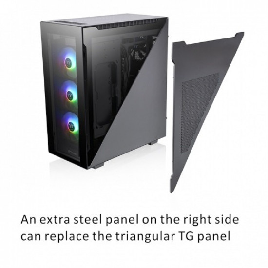 Thermaltake Divider 500 ARGB Tempered Glass Bla