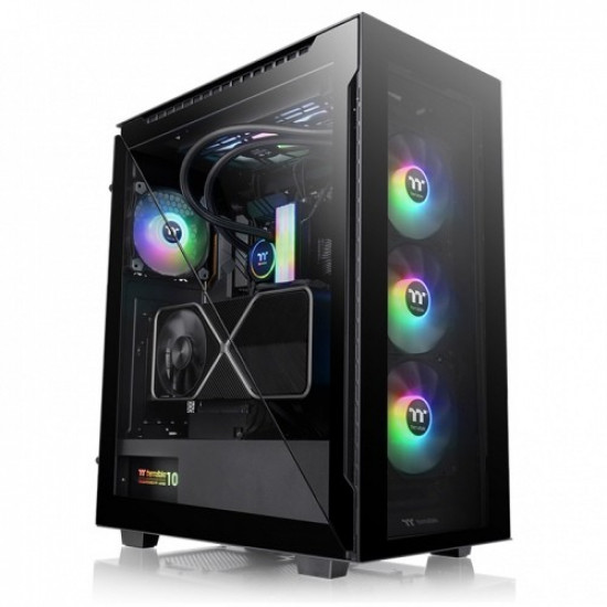 Thermaltake Divider 500 ARGB Tempered Glass Bla