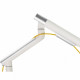 ART gas desk holder for 1 LED/LCD monit.17-32& 39 & 39 