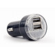 Car charger 2xUSB 2.1A black